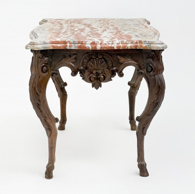 Régence Style French Marble Topped Center Table