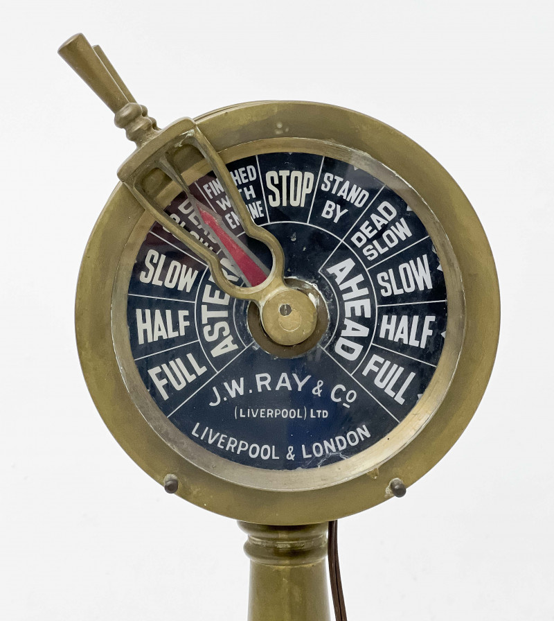 J.W. Ray & Co. Brass Ship's Telegraph