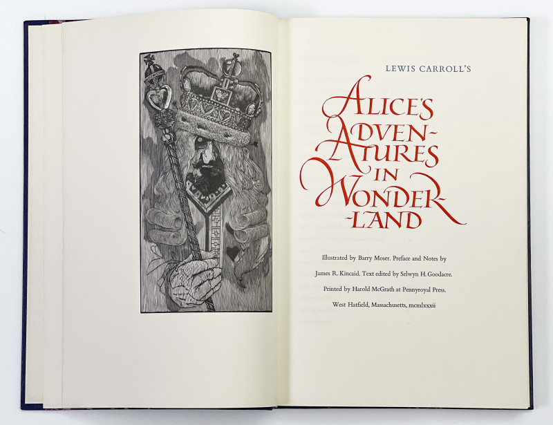 Barry Moser, Pennyroyal Press, Alice's Adventures in Wonderland