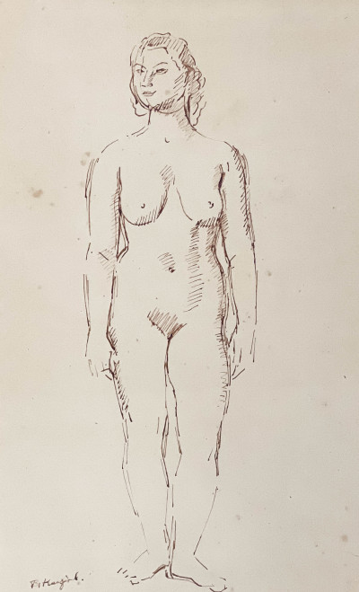 Bernard Karfiol - Study of a Standing Nude