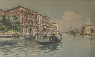 Various Artists - Venetian Canal and Other Scenes, Original Works, Group of 7