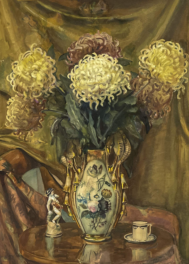 Unknown Artist - Untitled (Chrysanthemums)