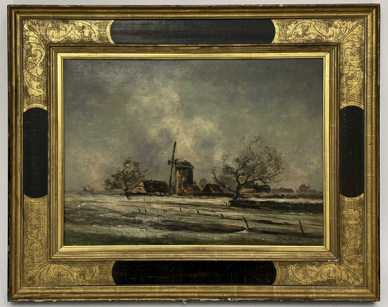 Unknown Artist - Landscape with Windmill