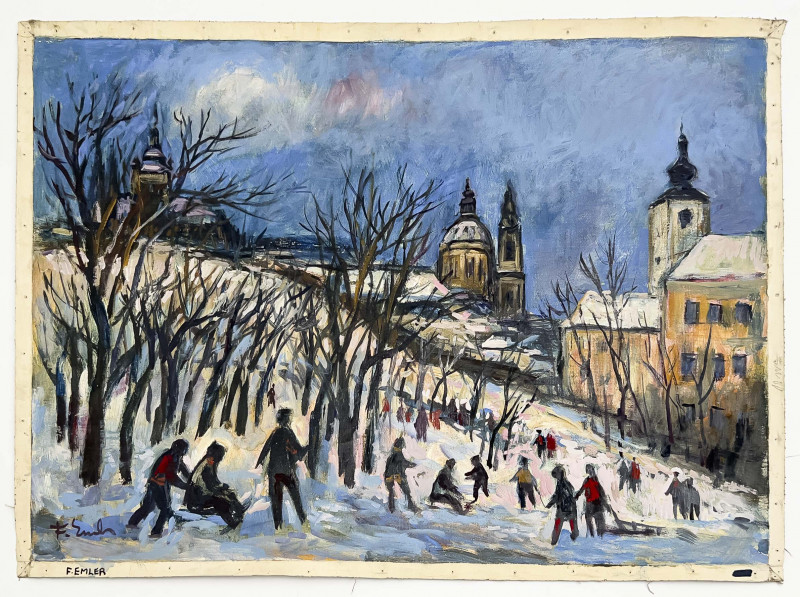František Emler - Winter Scene