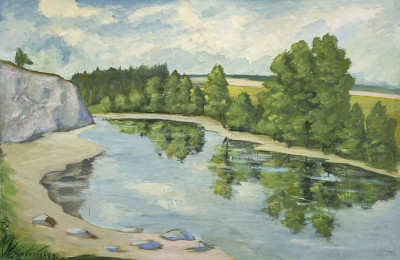 Unknown Artist - River Scene