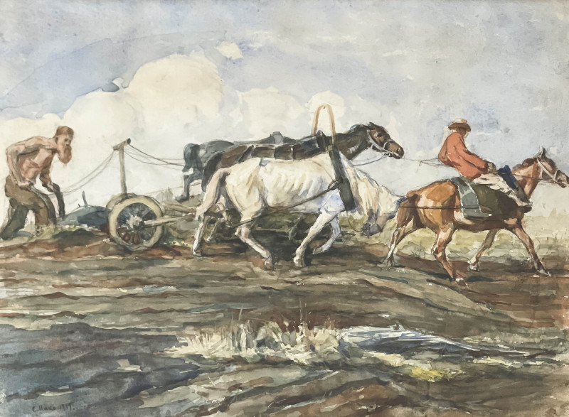 Various Artists - Farm Scenes, Group of 6 Original Works