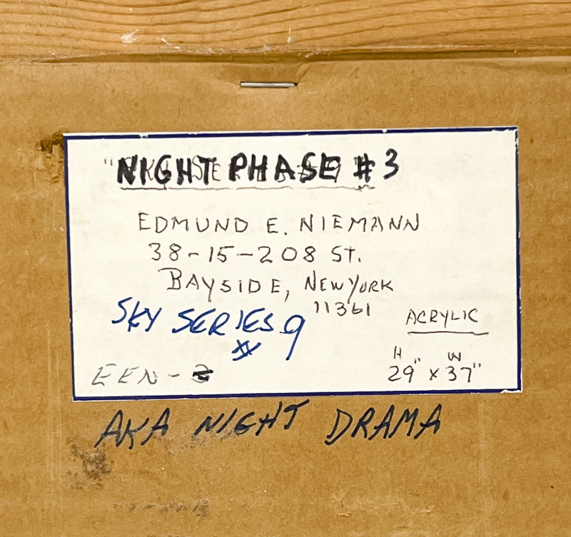 Edmund E. Niemann - Sky Series #9 - Night Phase #3 - AKA Night Drama