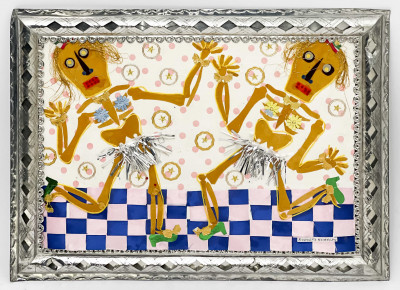 Rodolfo Morales - Untitled (Dancing Skeletons)