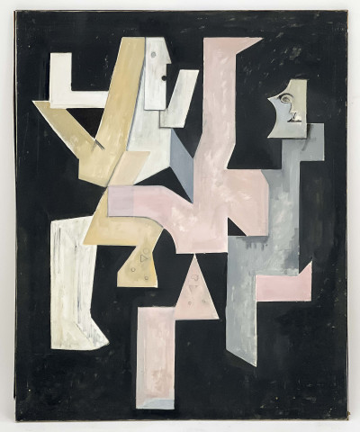 Leonard Alberts - Untitled (Geometric Figures)