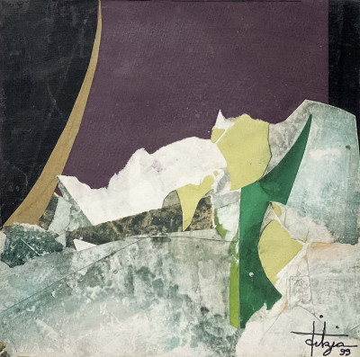 Fitzia - Untitled (Composition in Purple, Yellow, and Green)