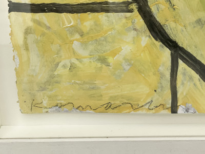 Gary Komarin - Untitled (Vessel on Yellow)