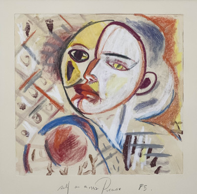 Pat Steir - Self as a 1932 Picasso