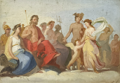 Image for Lot Stefano Tofanelli (attributed) - Untitled (Greek Gods)