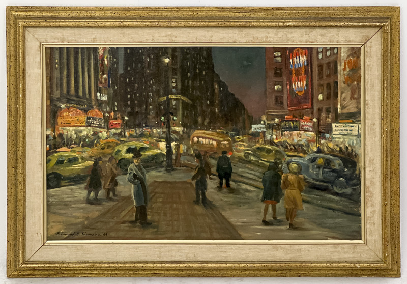 Edmund E. Niemann - Untitled (Times Square at Night)