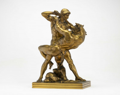 Image for Lot Antoine-Louis Barye - Theseus and the Minotaur