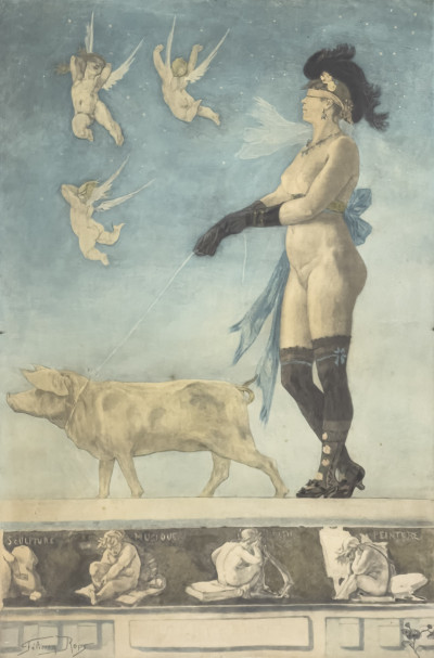 Image for Lot Félicien Rops - Pornokrates