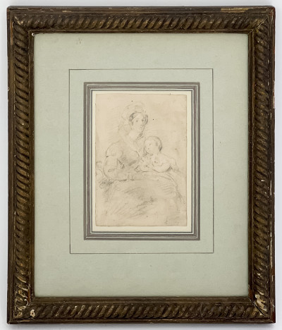Eugène Delacroix - Mother and Child