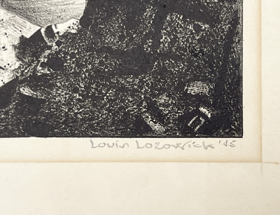 Louis Lozowick - Abandoned Quarry (Rockport Quarries)
