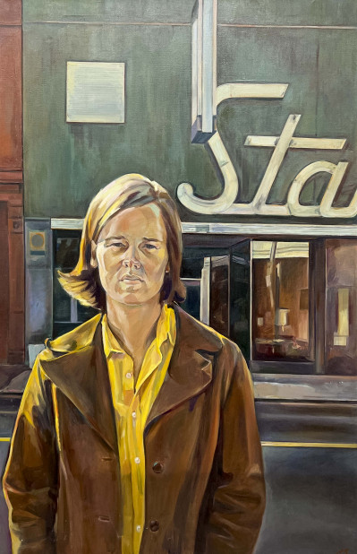 Nina Rosenblum - Young Woman in front of the Star Store
