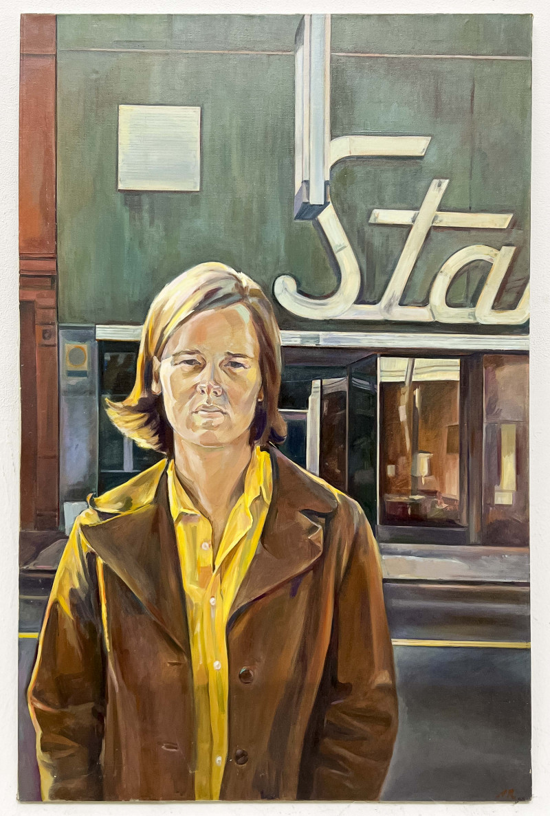 Nina Rosenblum - Young Woman in front of the Star Store