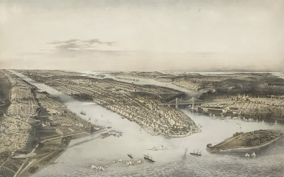 Image for Lot John Bachmann - View of New York