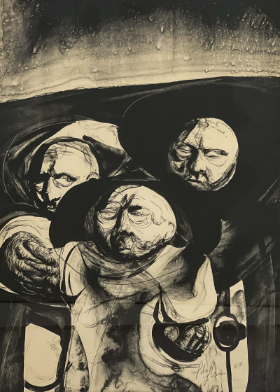 Image for Lot Unknown Artist - Untitled (Three Figures)