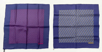 Hermès Silk Handkerchiefs, Group of 6