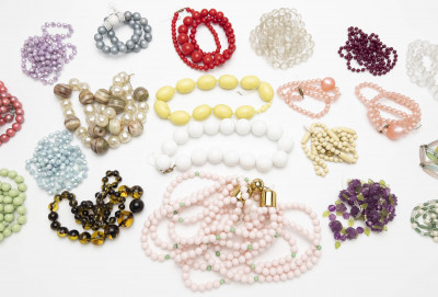 Collection of Vintage Bead Necklaces from Geoffrey Beene Archive