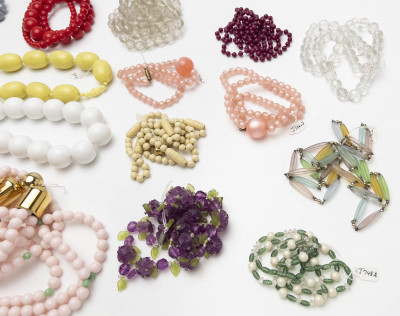Collection of Vintage Bead Necklaces from Geoffrey Beene Archive