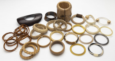 Image for Lot 35 Vintage Bangle Bracelets, Geoffrey Beene Archive