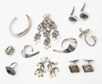 Thor Selzer, Tone Vigeland, and Others Sterling Silver Jewelry
