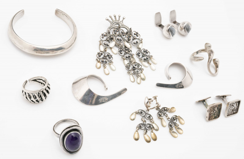 Thor Selzer, Tone Vigeland, and Others Sterling Silver Jewelry