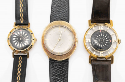 14K Gold Omega Watch and Ernest Borel Kaleidoscope Watches