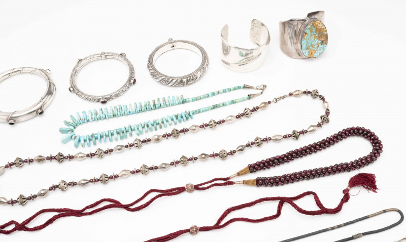 Collection of Silver, Turquoise and Other Jewelry