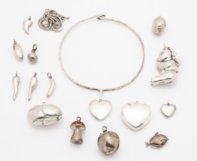 Sterling Silver Charms and Necklaces