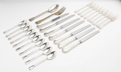 Tiffany and Co. Castilian Sterling Silver Partial Flatware Service, 28 Pieces