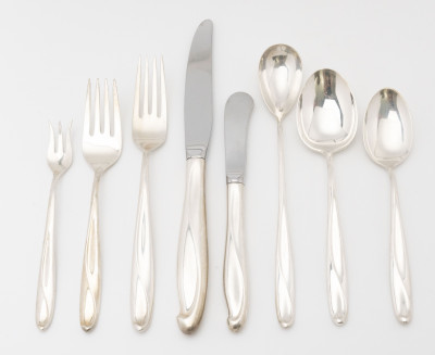Reed and Barton Sterling Flatware Service, 79 Pieces