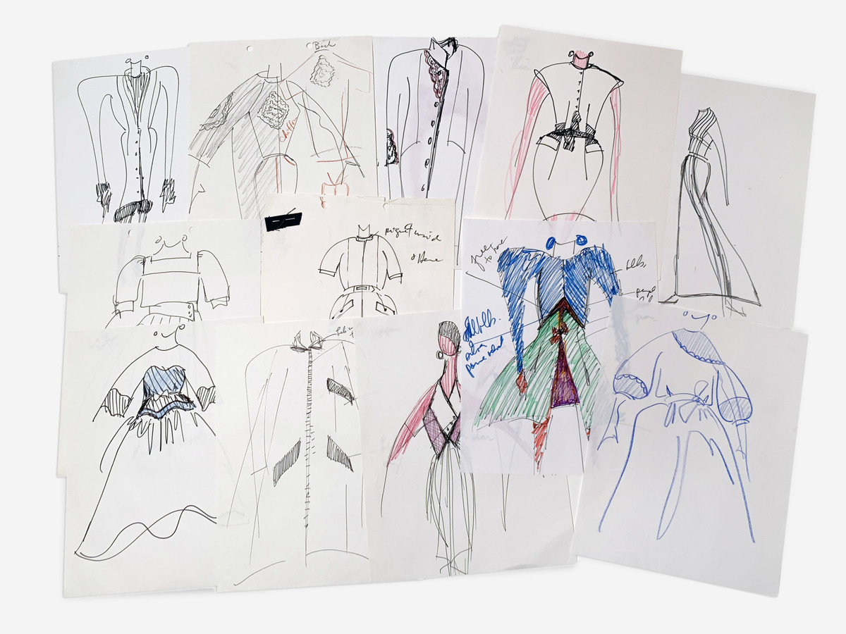 Geoffrey Beene,&nbsp;25 Fashion Illustrations (c. 1985)