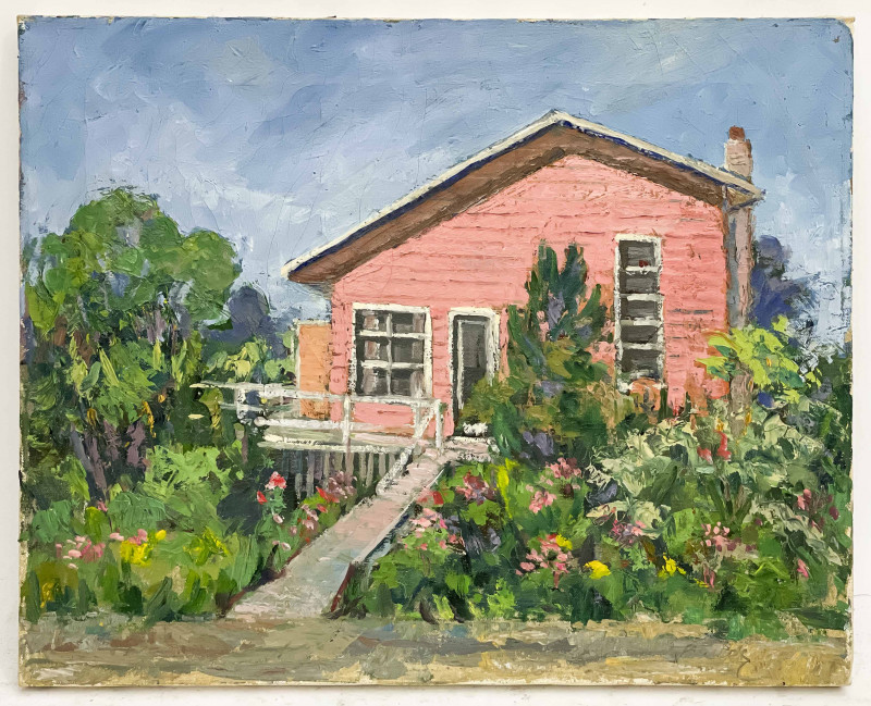 Albert Bela Bauer - Untitled (Pink House)