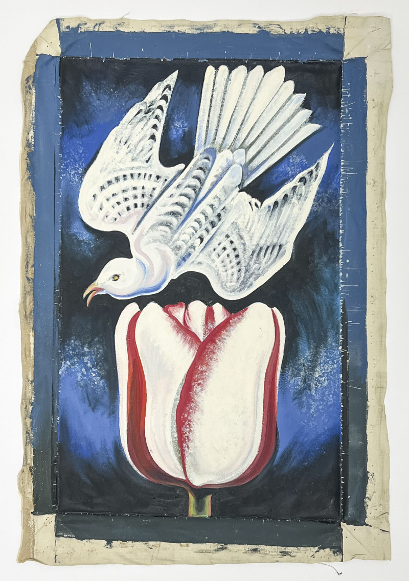 Lowell Nesbitt - Bird and Tulip