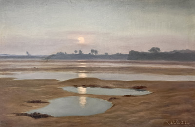 Image for Lot Roger de la Corbiere - Untitled (Sunset over Water)