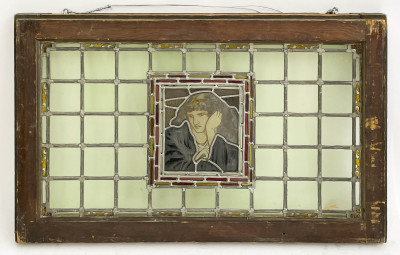 Daniel Cottier (attributed) - Victorian Stained and Leaded Glass Panel