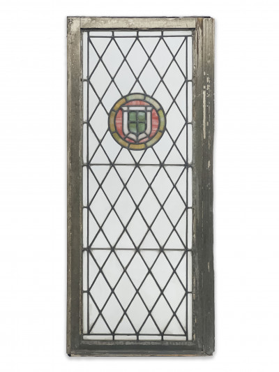 Image for Lot English Renaissance Style Leaded Glass Window