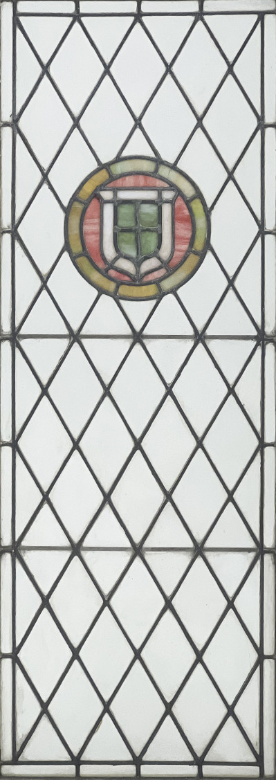 English Renaissance Style Leaded Glass Window