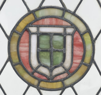 English Renaissance Style Leaded Glass Window