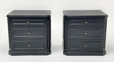 Image for Lot Oversized Night Stands, Pair