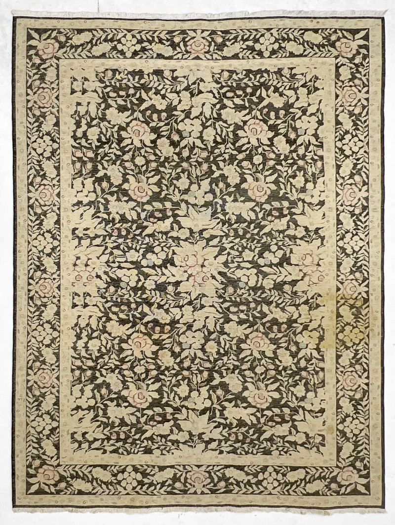 Contemporary Floral Handmade Carpet