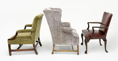 Armchairs, Group of 3
