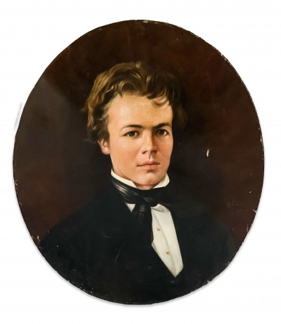Image for Lot Mario Calistri - Portrait of Wilson Hart Clarke, Lawyer and Senator