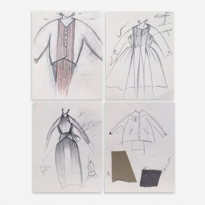 Image for Lot Geoffrey Beene - 34 Fashion Illustrations
